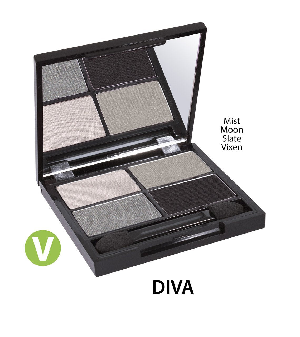 Certified Organic Quad Eyeshadow Palette