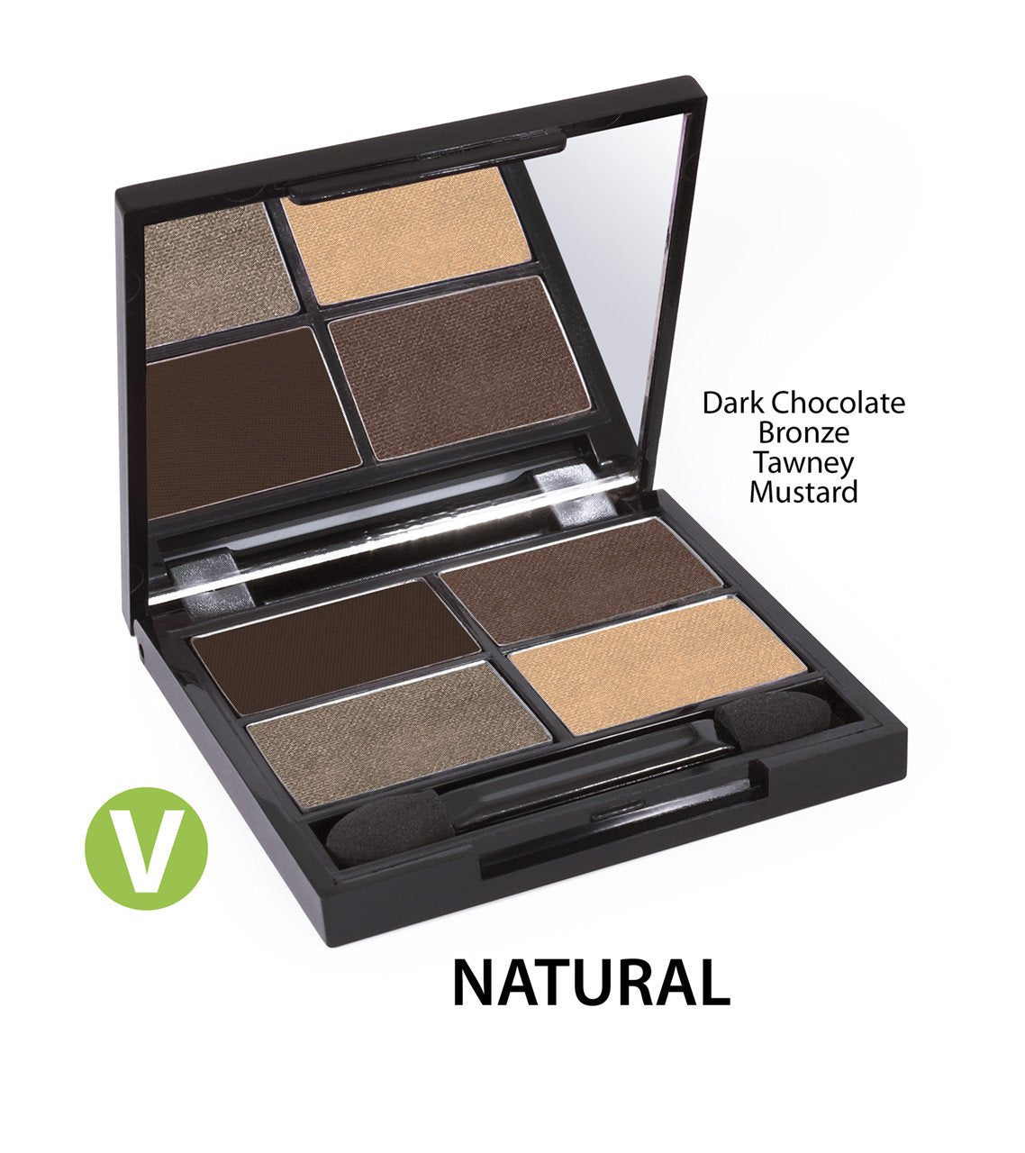 Certified Organic Quad Eyeshadow Palette