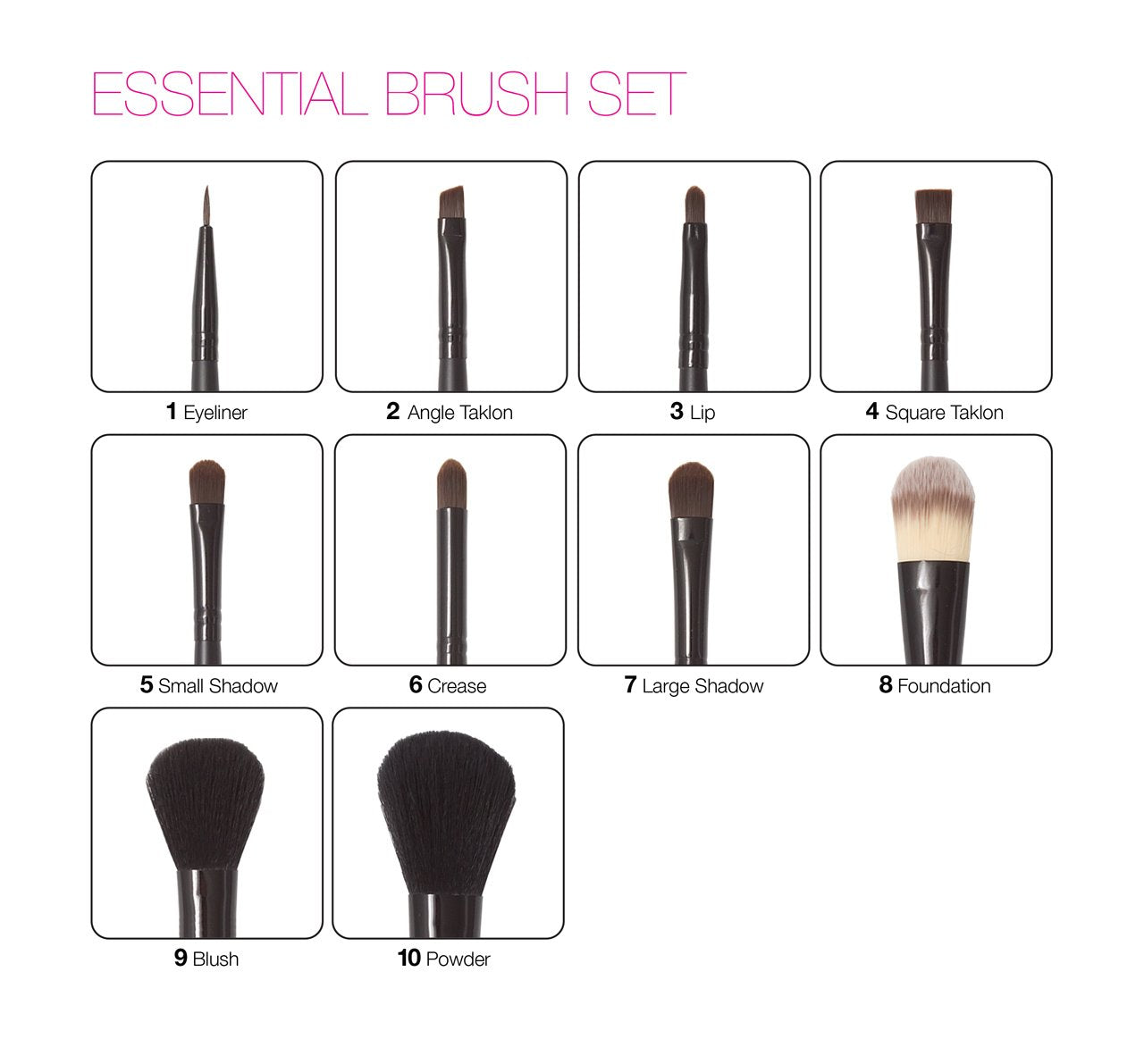 Zuii 13pc Essential Brush Set