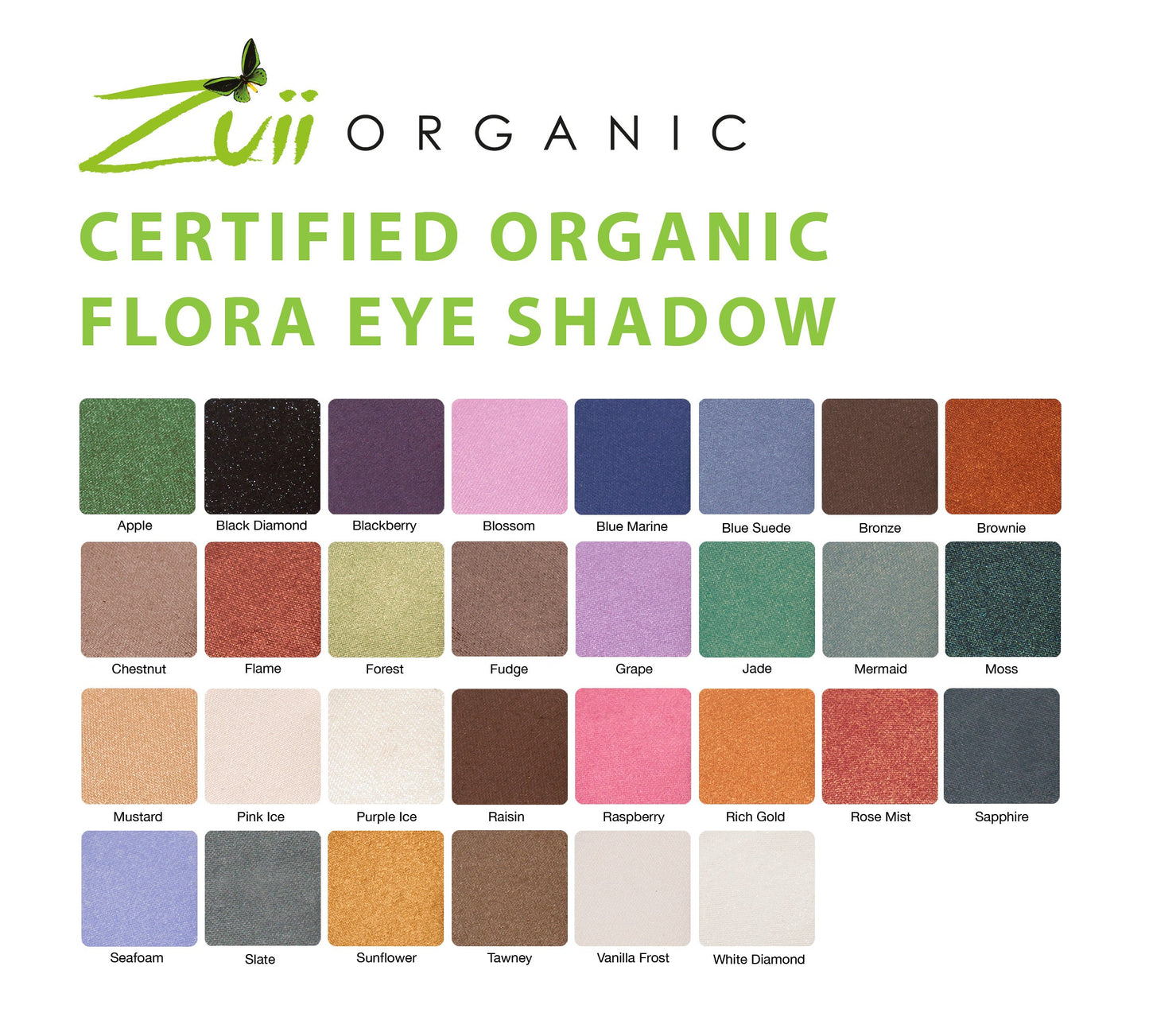 Certified Organic Flora Eye Shadow - Samples